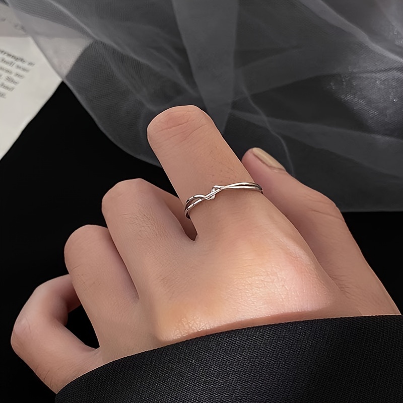 925 Sterling Silver Plain Band Ring for Women